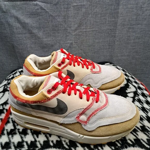 %Nike Air Max 1 Premium Inside Out - Club Gold - Men’s Size 10 / A 29
